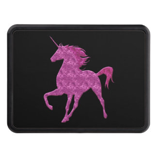 Rosa Fire Unicorn Dragkroksskydd