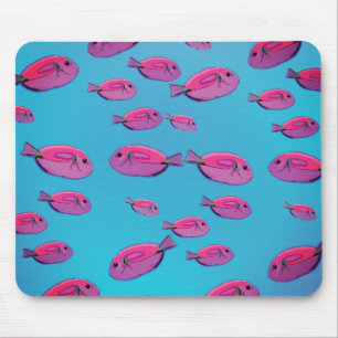 Rosa Fishes Mousepad Musmatta