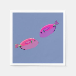 Rosa Fishes Pappersservett