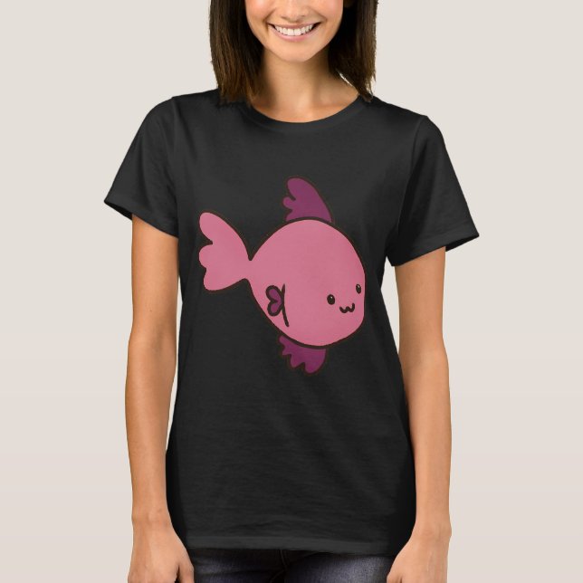 Rosa fisk t shirt (Framsida)