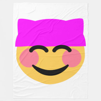 rosa fitta fleecefilt