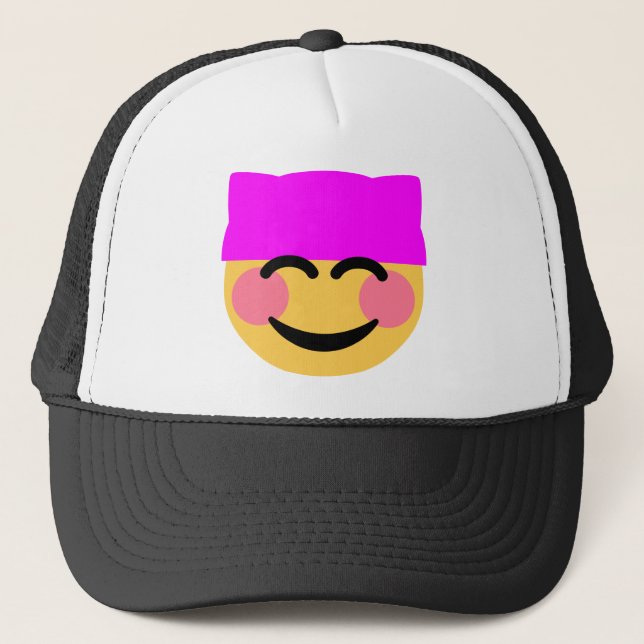 rosa fitta hat emoji keps (Framsida)