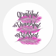 rosa fjädrar tacksamma välsignade