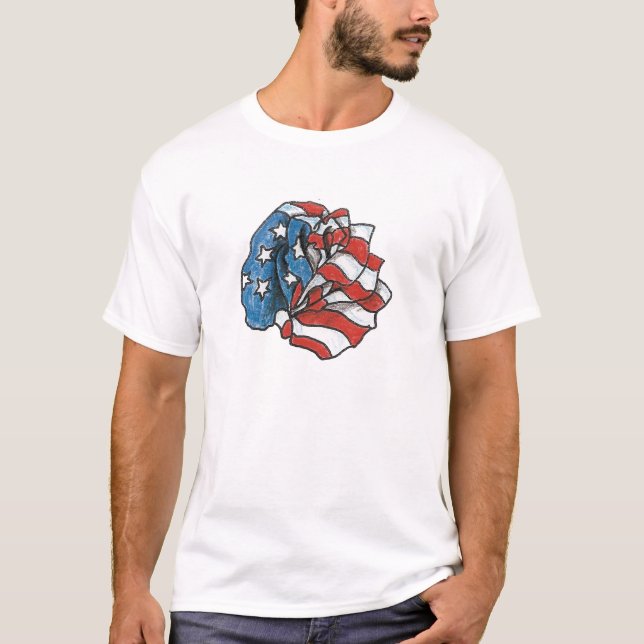 rosa flag.jpg tee (Framsida)