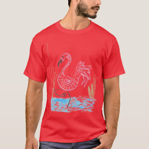 Rosa Flamingo #13 T-shirt