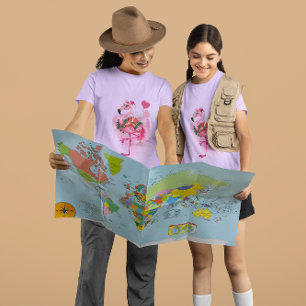 Rosa flamingo Älskare T Shirt