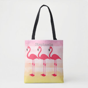 rosa flamingo-anpassningsbar för att anpassa väska