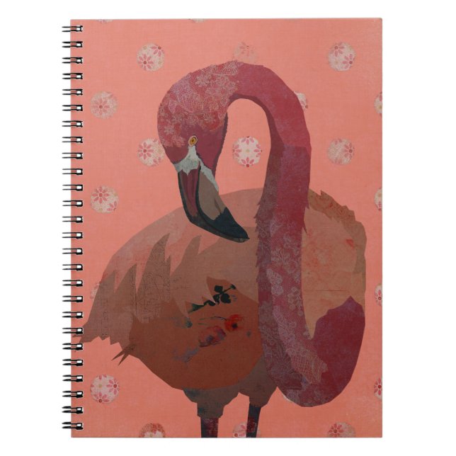 ROSA FLAMINGO ANTECKNINGSBOK (Framsidan)