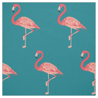 Rosa Flamingo Art Fabric Tyg