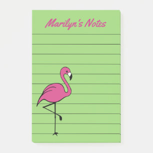 Rosa Flamingo Att Göra Lista Post It Anteckningar Post-it Block