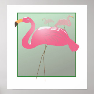 Rosa Flamingo - AWARD WINNER Poster