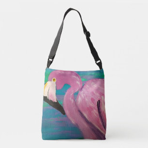 Rosa Flamingo Axelväska