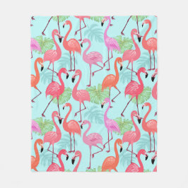 Rosa Flamingo Bird Fleece Blanket Gift