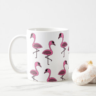 Rosa Flamingo Bird Kaffemugg