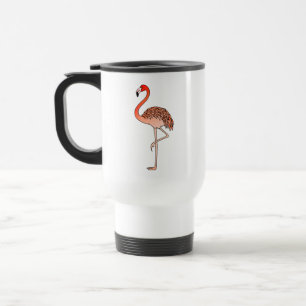 Rosa Flamingo Bird Lineart-57567 Coffee Mugg