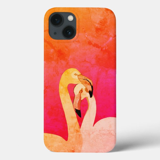 Rosa Flamingo Birds iPhone 6/6s, Tuff Xtreme (Baksida)