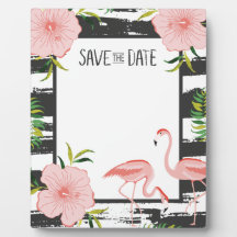 Rosa Flamingo Black and White Rand Spara Date
