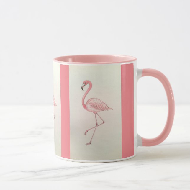 Rosa Flamingo Coffee Mugg (Höger)