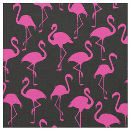 Rosa Flamingo Cute Tropical Print Fabric Tyg