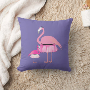 Rosa Flamingo Design - Dekorativ kudde