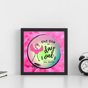 Rosa Flamingo En dag eller Dag ett Du bestämmer di Poster
