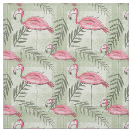 Rosa Flamingo & Fabric Tyg