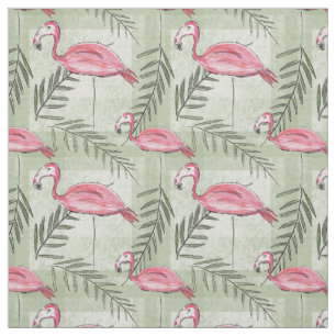Rosa Flamingo & Fabric Tyg