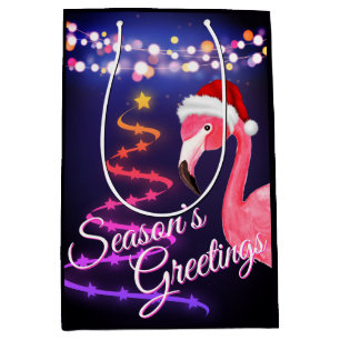 Rosa Flamingo Festive Tropical Beach-jul