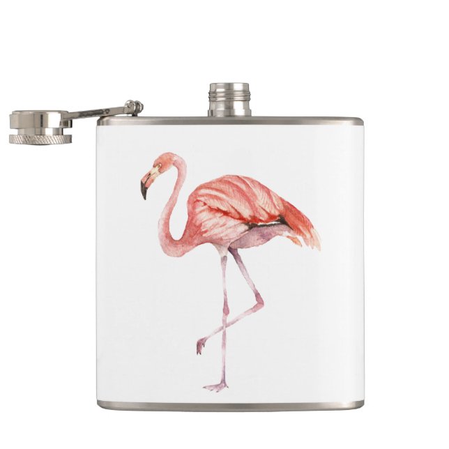 Rosa Flamingo Fickplunta (Öppnad)