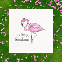 Rosa Flamingo Flocking Fabulous