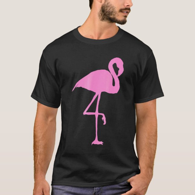Rosa Flamingo Florida Bird T Shirt (Framsida)