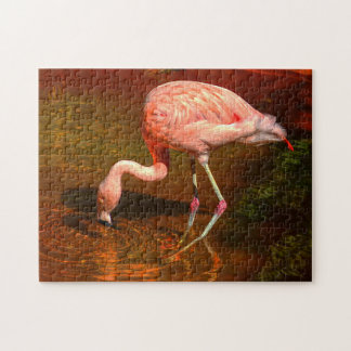 Rosa Flamingo Florida. Pussel