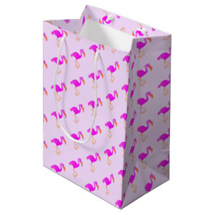 Rosa Flamingo Gift Bag - Ditt Färg