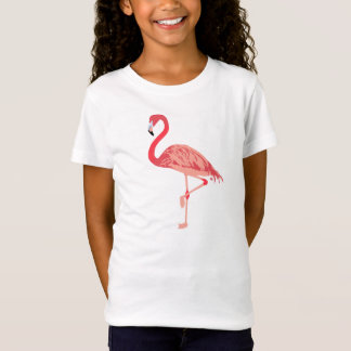 Rosa Flamingo Girl Gift T Shirt
