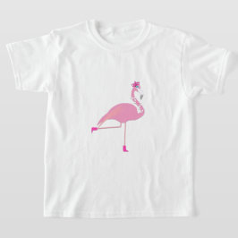 Rosa Flamingo - Girls'Basic T-Shirt