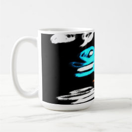 Rosa flamingo glöd kaffemugg