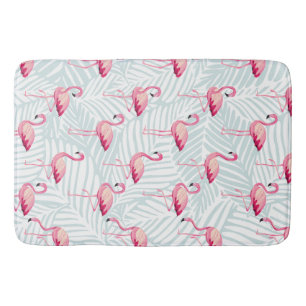 Rosa Flamingo & Handflatan Löv - Cute Badrumsmatta