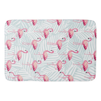 Rosa Flamingo & Handflatan Löv - Cute Badrumsmatta