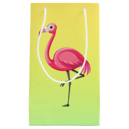 Rosa Flamingo i Tecknad Stil