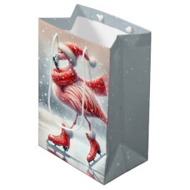 Rosa Flamingo Ice Skating