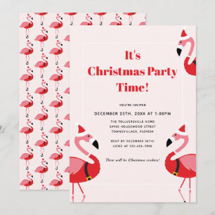 Rosa Flamingo Julfest - inbjudan till julfest