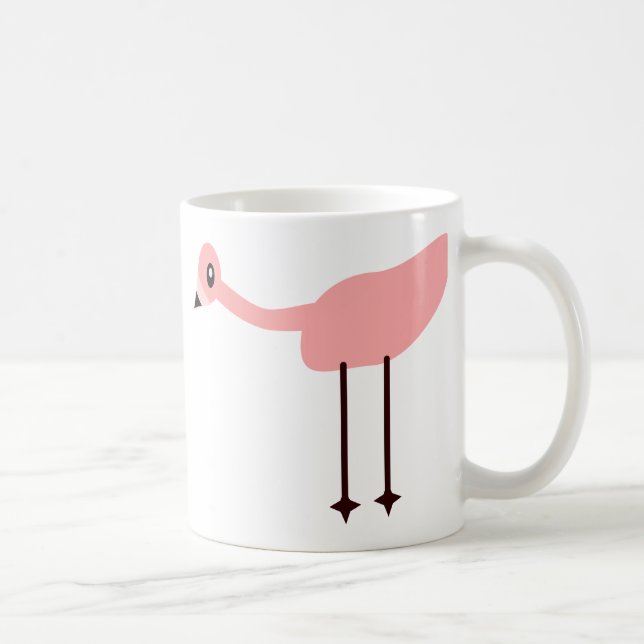 Rosa Flamingo Kaffemugg (Höger)