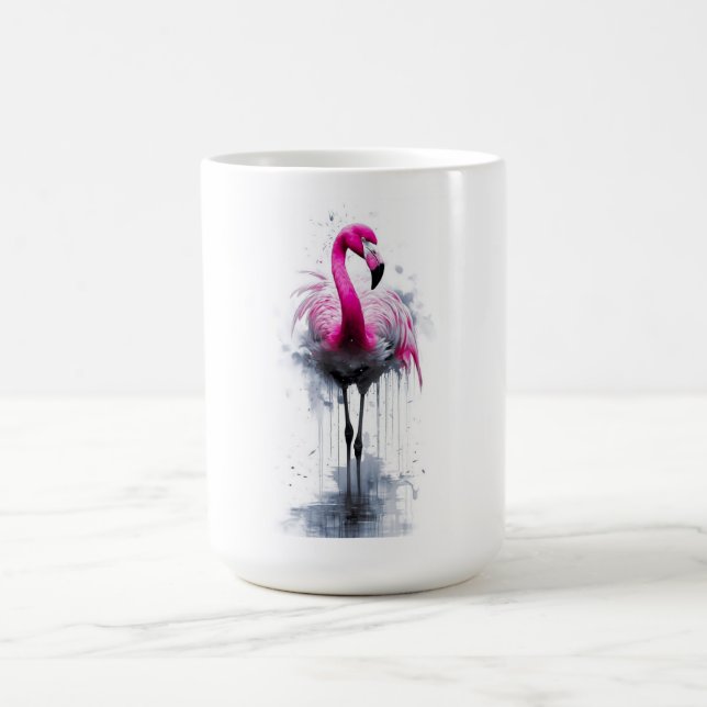 Rosa flamingo kaffemugg (Center)