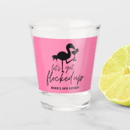 Rosa Flamingo låste upp tropisk hönsdag