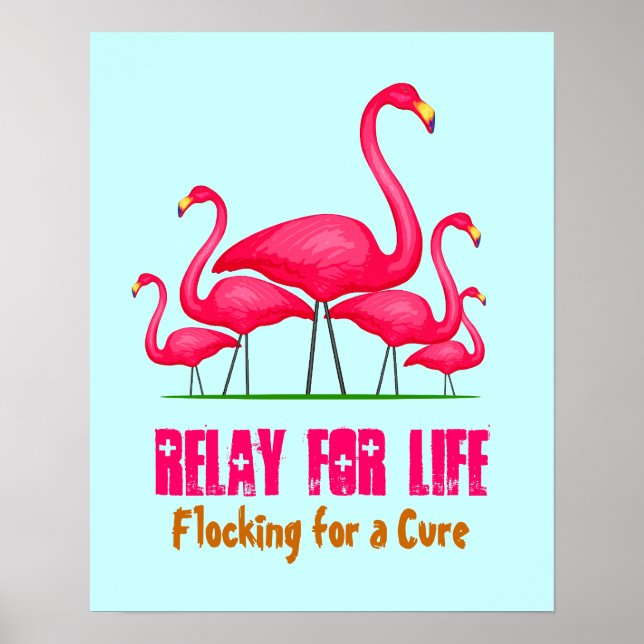 Rosa Flamingo Lingo Poster (Framsidan)