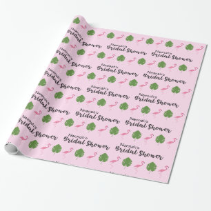 Rosa Flamingo Luau Möhippa Presentpapper
