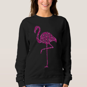 Rosa Flamingo med prickar Internationella prick-da T Shirt