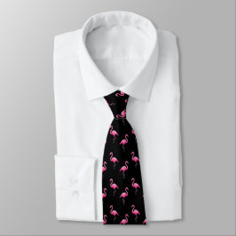 Rosa Flamingo Mönstrad Trendig Tropisk Modern Slips