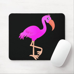Rosa Flamingo Mouse Pad - Anpassningsbar Färg elle Musmatta