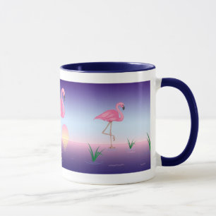 Rosa Flamingo Mugg